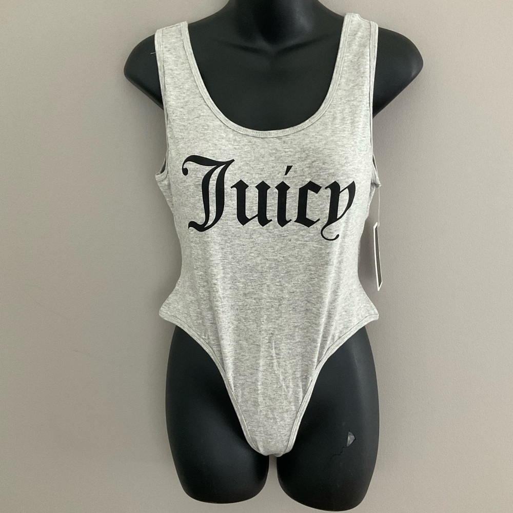 Juicy Couture, NWT XL gray bodysuit. - Picture 7 of 13